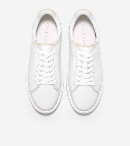 Women's Grand Crosscourt Rydell Sneakers in White | Cole Haan