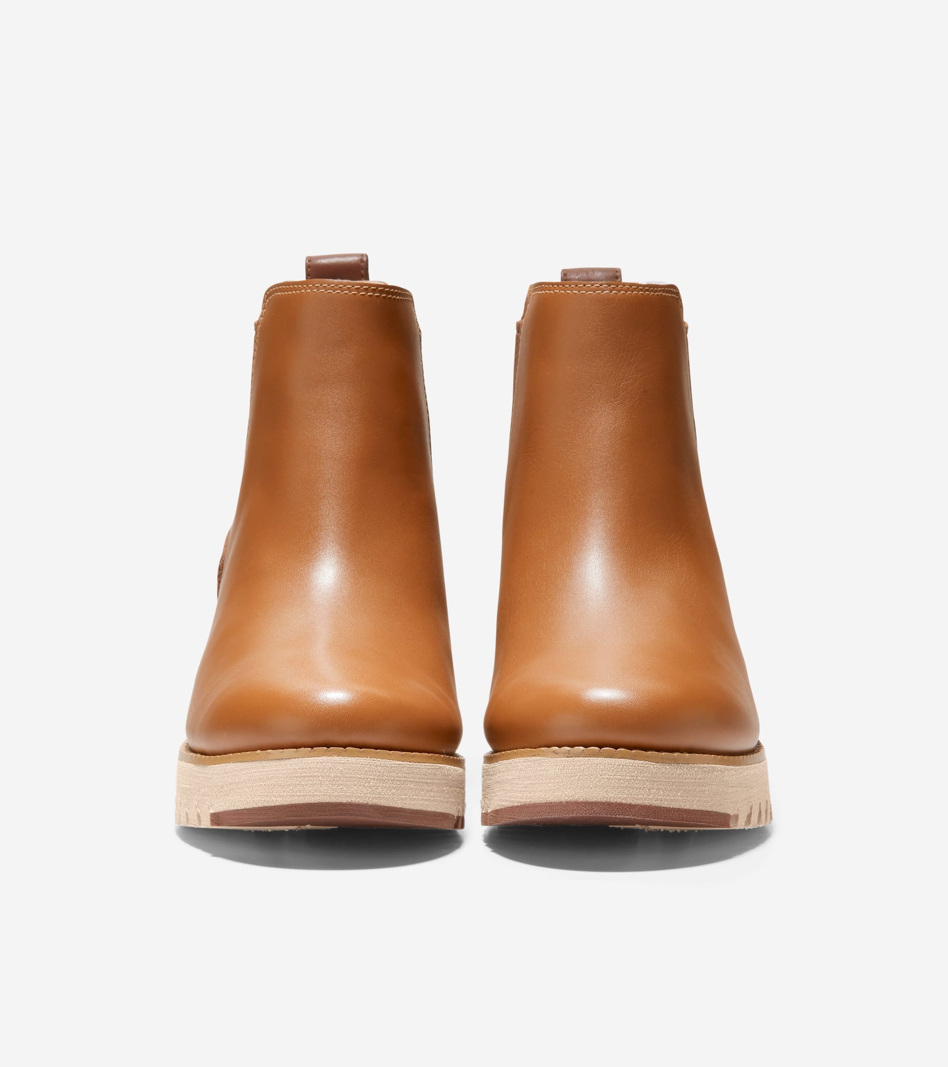 Women's ZERØGRAND City Wedge Waterproof Boots in Brown | Cole Haan