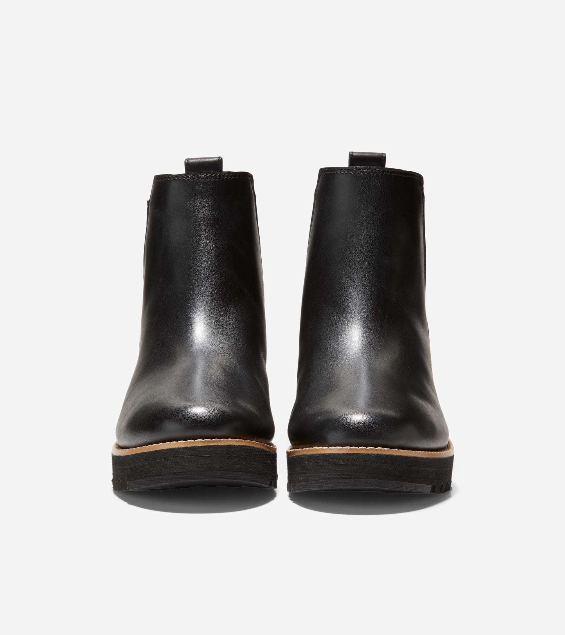 Women's ZERØGRAND City Wedge Waterproof Boots in Black | Cole Haan