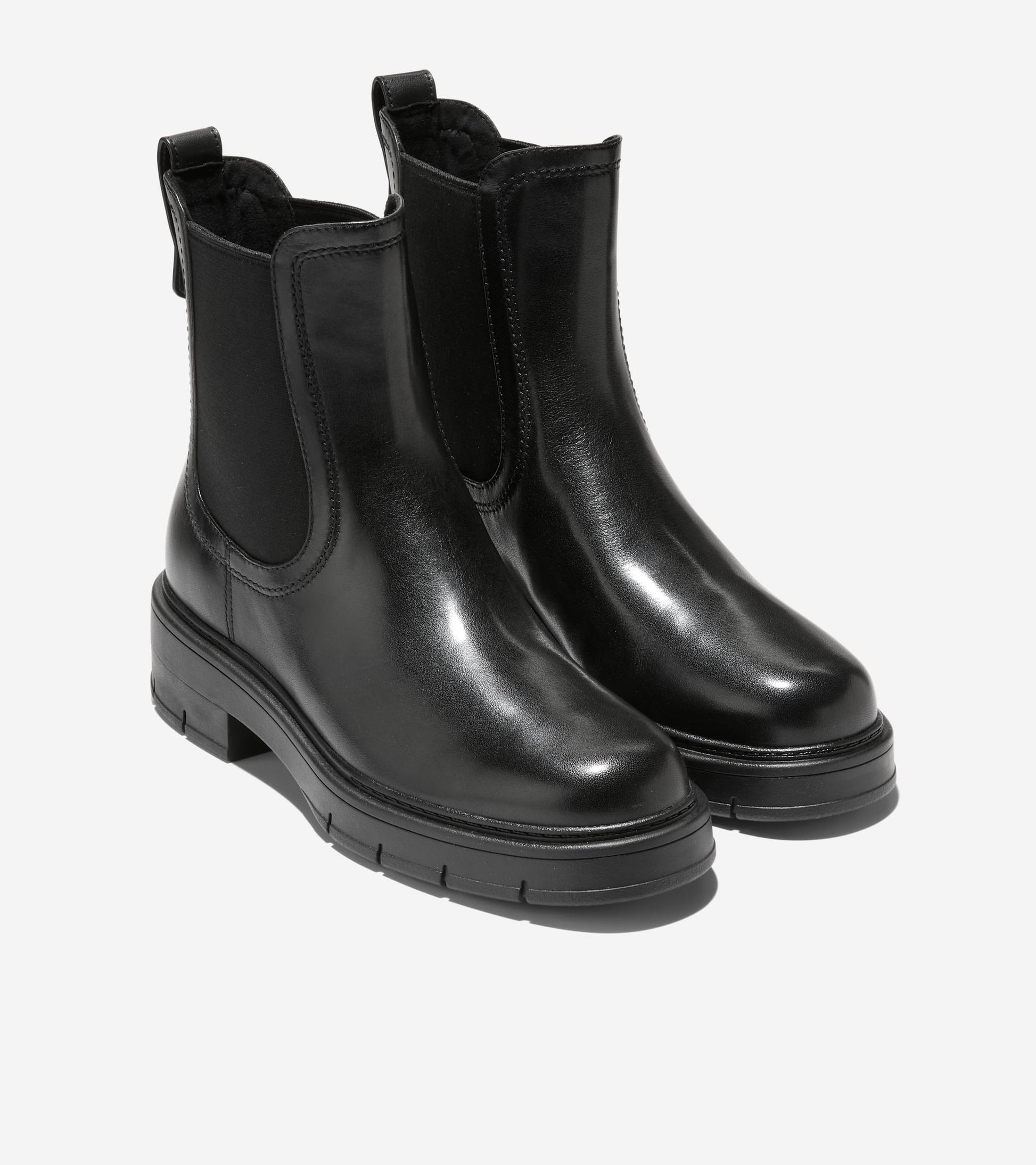 Women's Grand Flex Fenella Chelsea Waterproof Booties in Black | Cole Haan
