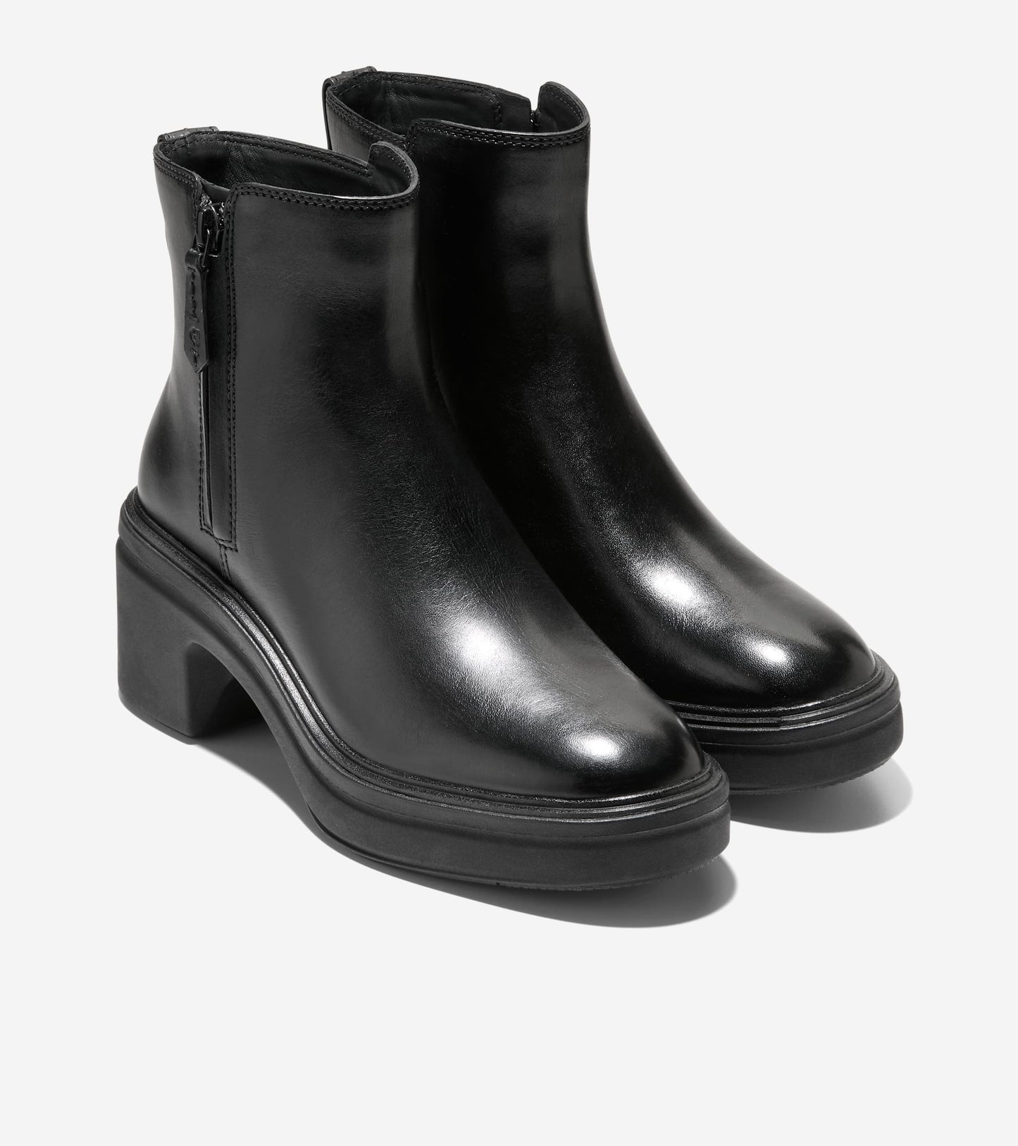 Women's ØriginalGrand Heel Zip Boots in Black | Cole Haan