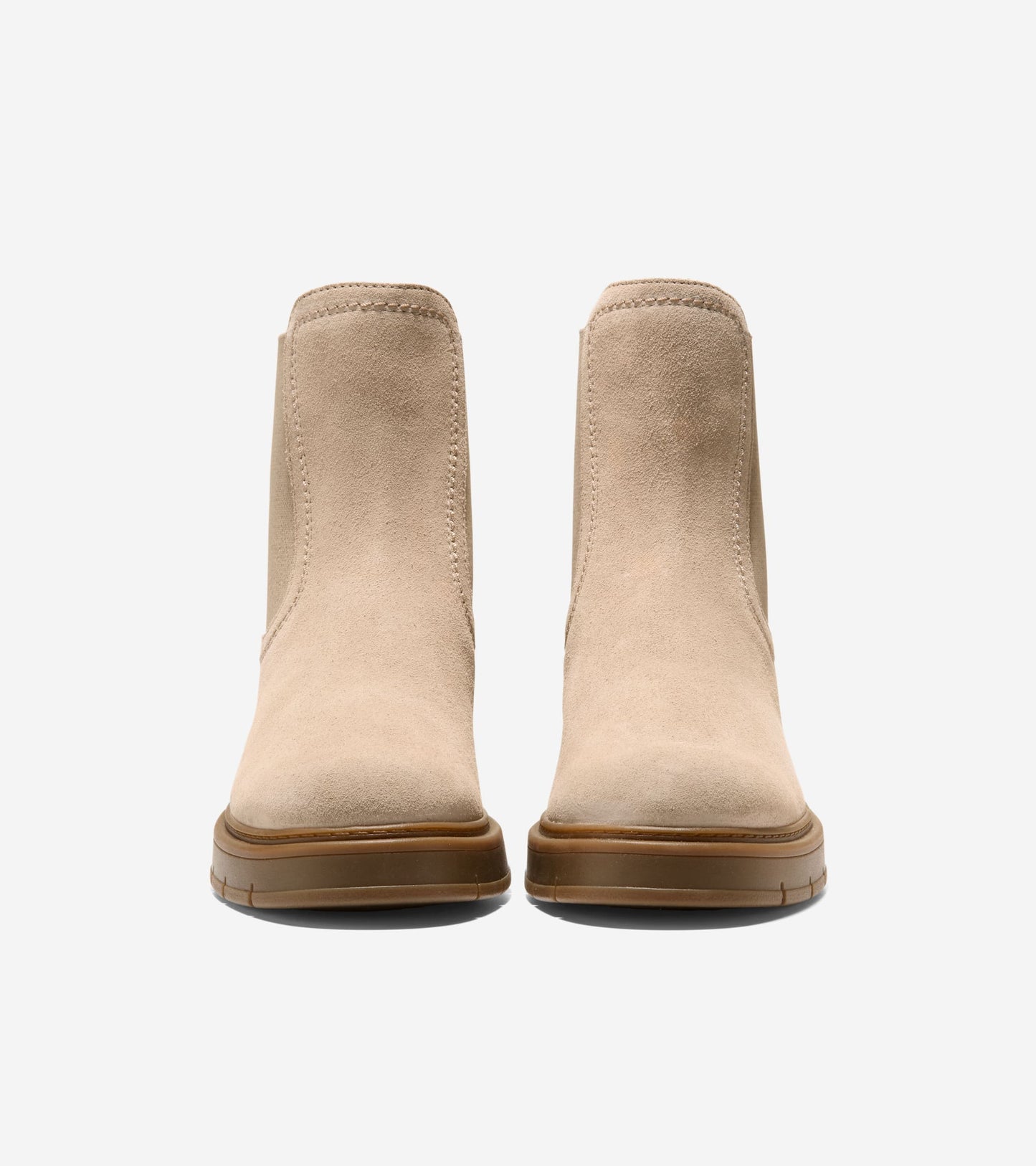 Women's Grand Flex Fenella Chelsea Waterproof Booties in Beige | Cole Haan