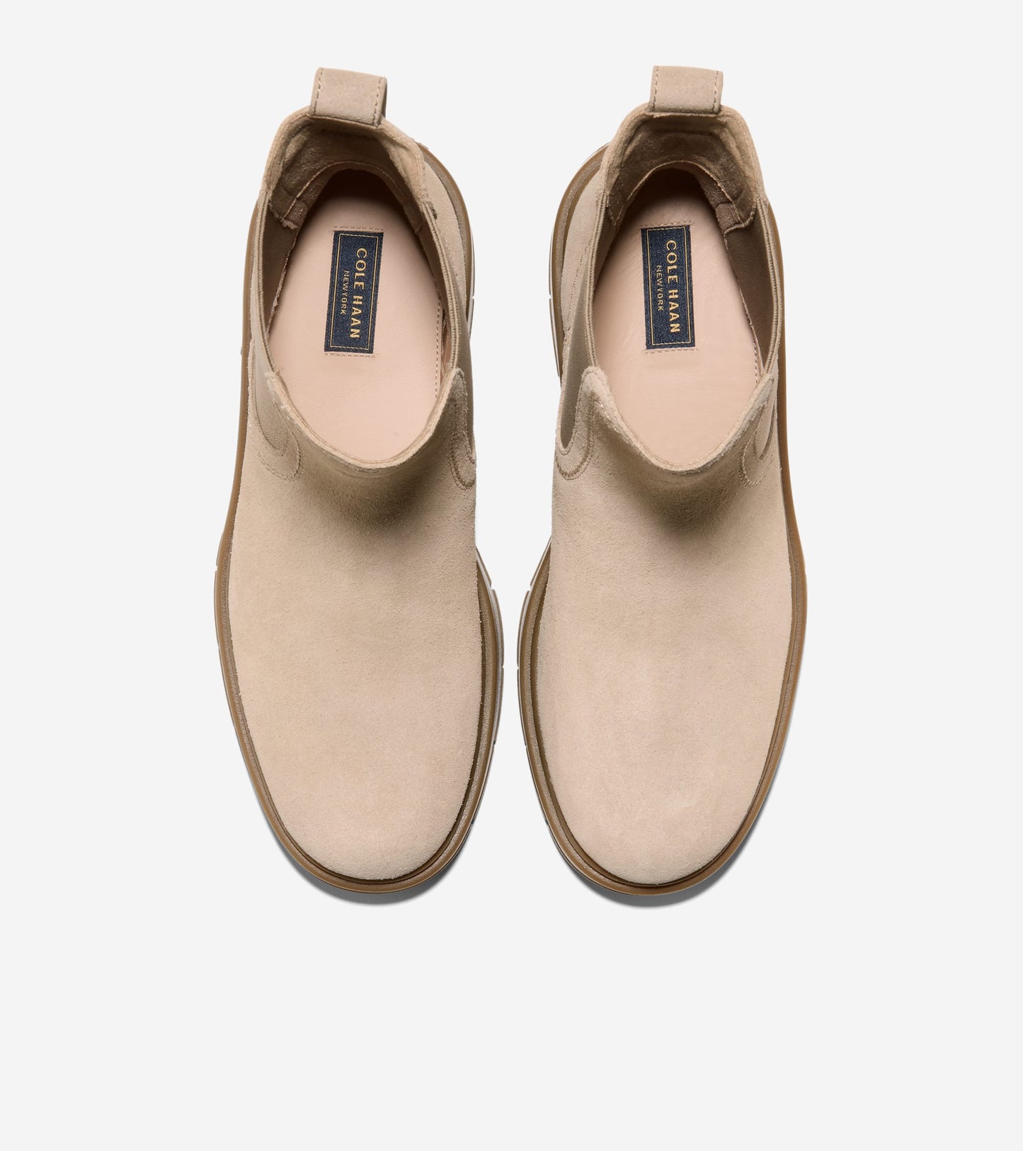 Women's Grand Flex Fenella Chelsea Waterproof Booties in Beige | Cole Haan