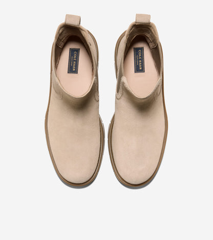 Women's Grand Flex Fenella Chelsea Waterproof Booties in Beige | Cole Haan