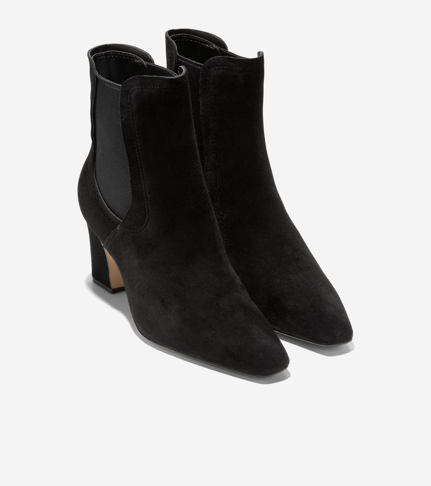 Women's Blanche Snip Toe Chelsea Booties in Black | Cole Haan
