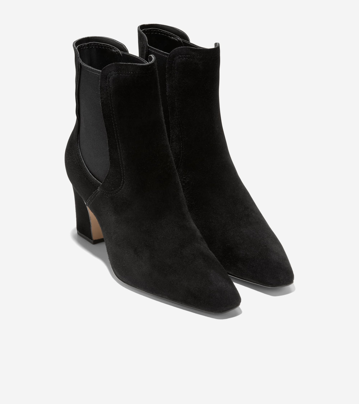 Women's Blanche Snip Toe Chelsea Booties in Black | Cole Haan