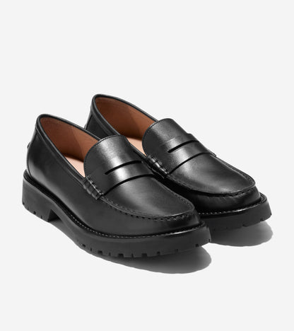 Women's Treena Lug Loafers in Black | Cole Haan
