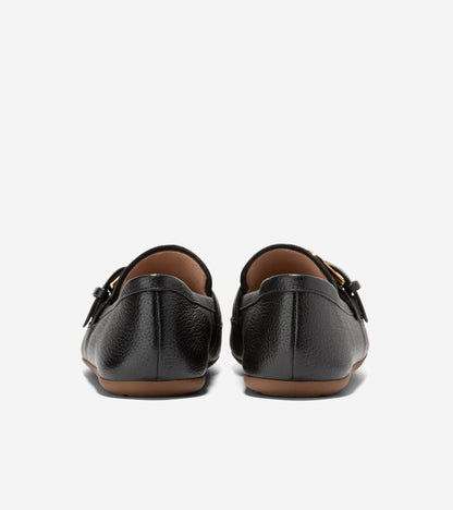 Women's Grand Ambition Alette Buckle Loafers in Black | Cole Haan