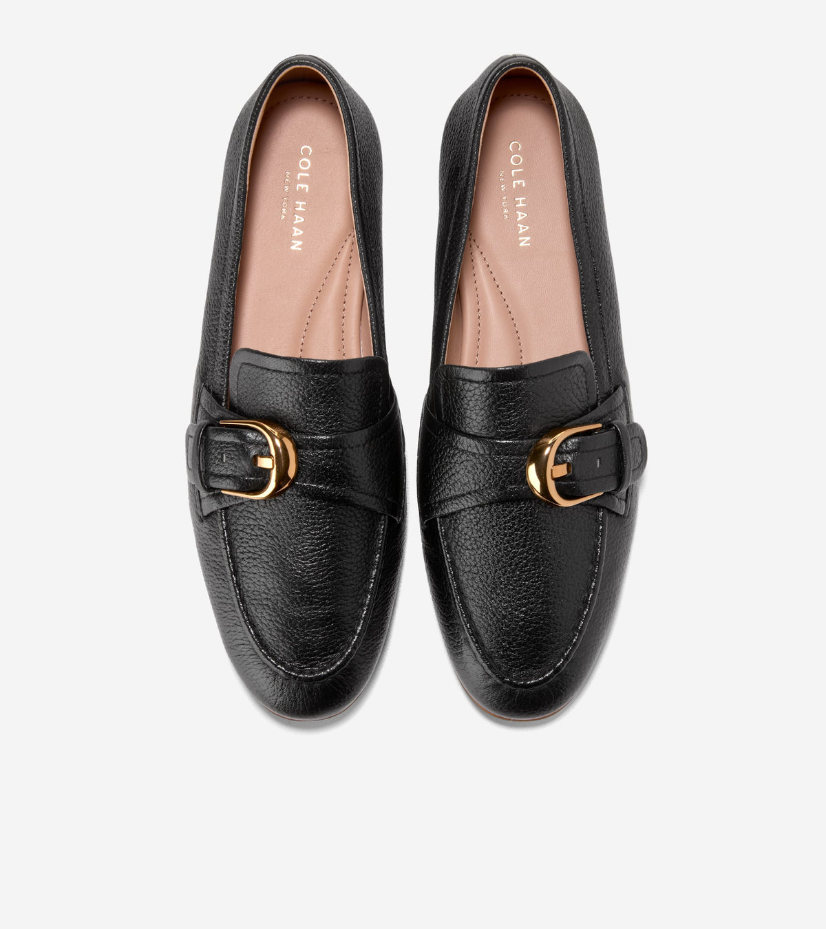 Women's Grand Ambition Alette Buckle Loafers in Black | Cole Haan