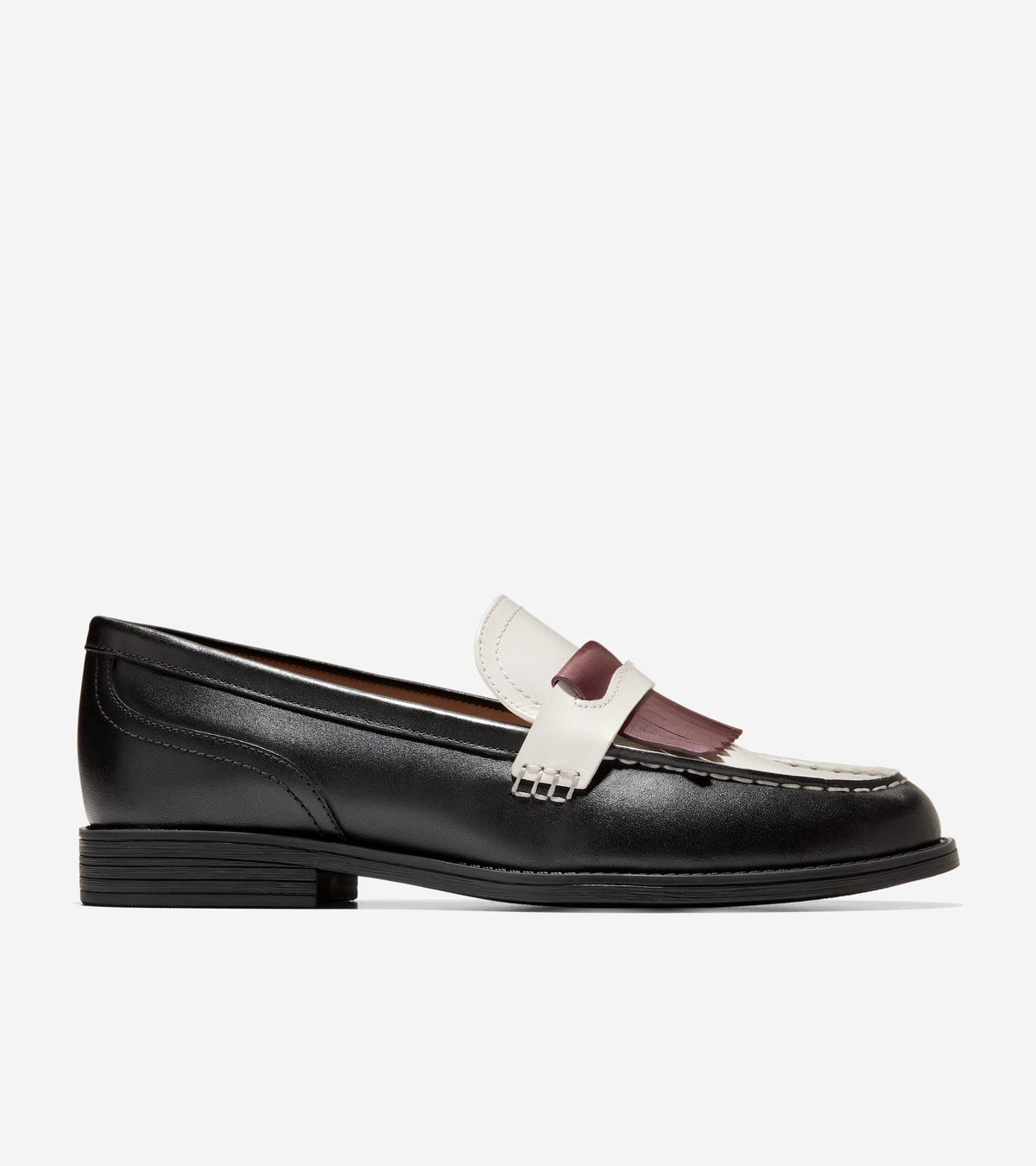 Women's Stassi Kiltie Loafers in Black | Cole Haan
