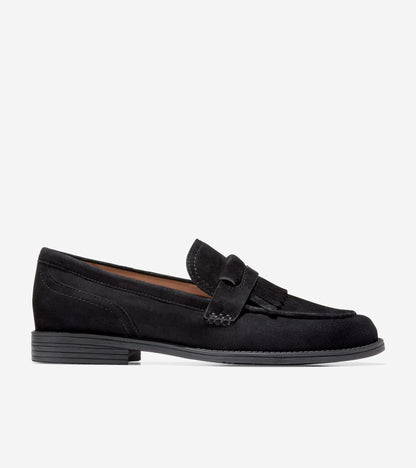 Women's Stassi Kiltie Loafers in Black | Cole Haan