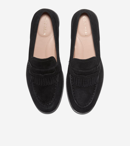 Women's Stassi Kiltie Loafers in Black | Cole Haan