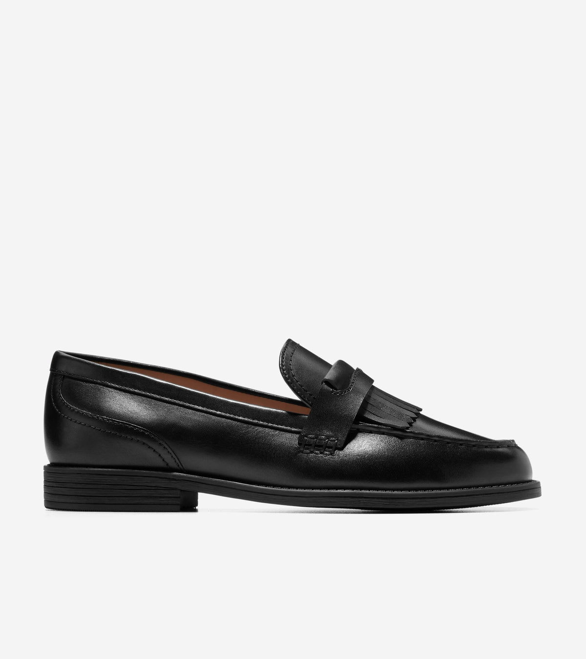 Women's Stassi Kiltie Loafers in Black | Cole Haan