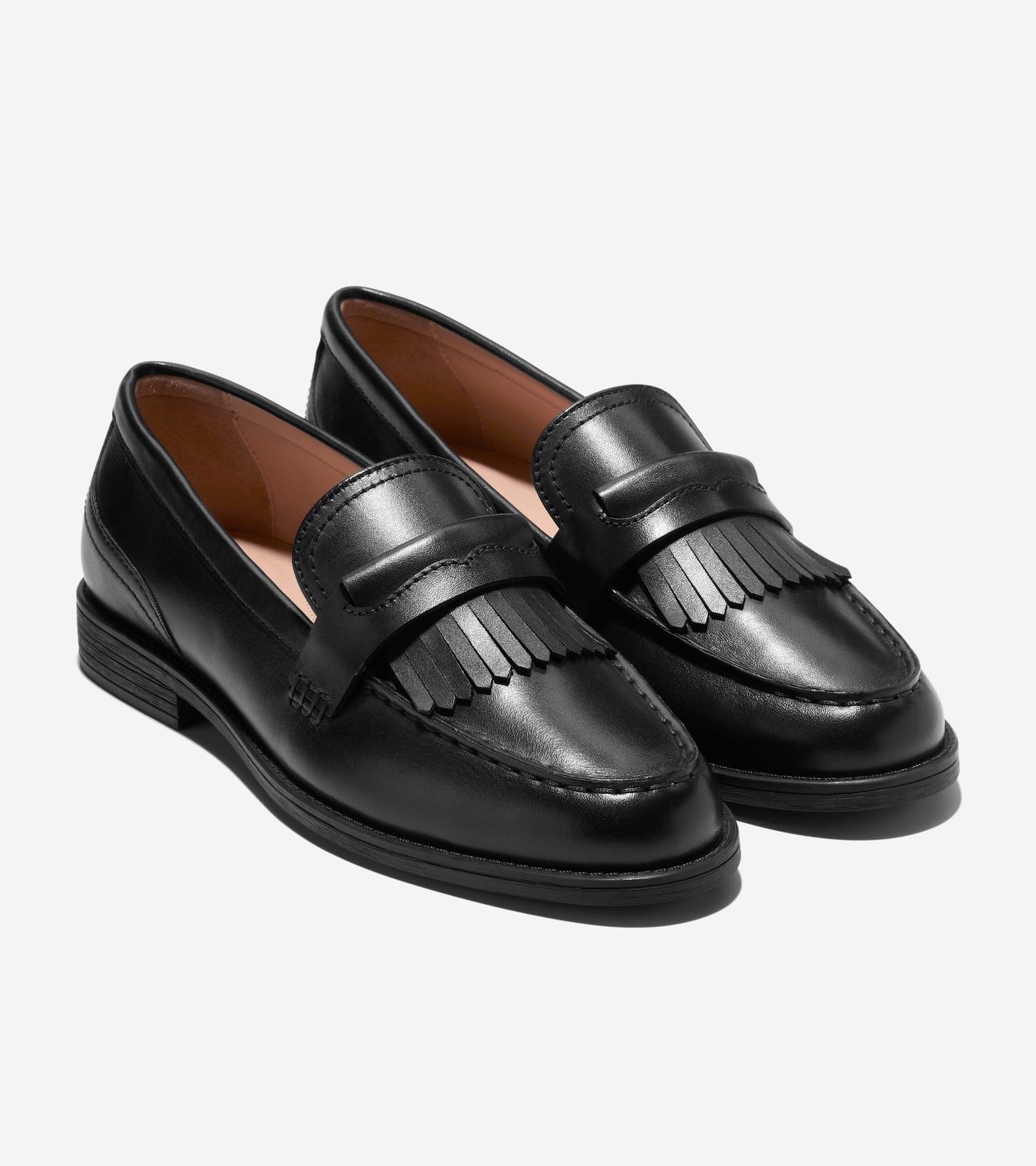 Women's Stassi Kiltie Loafers in Black | Cole Haan