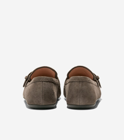 Women's Grand Ambition Alette Buckle Loafers in Green | Cole Haan
