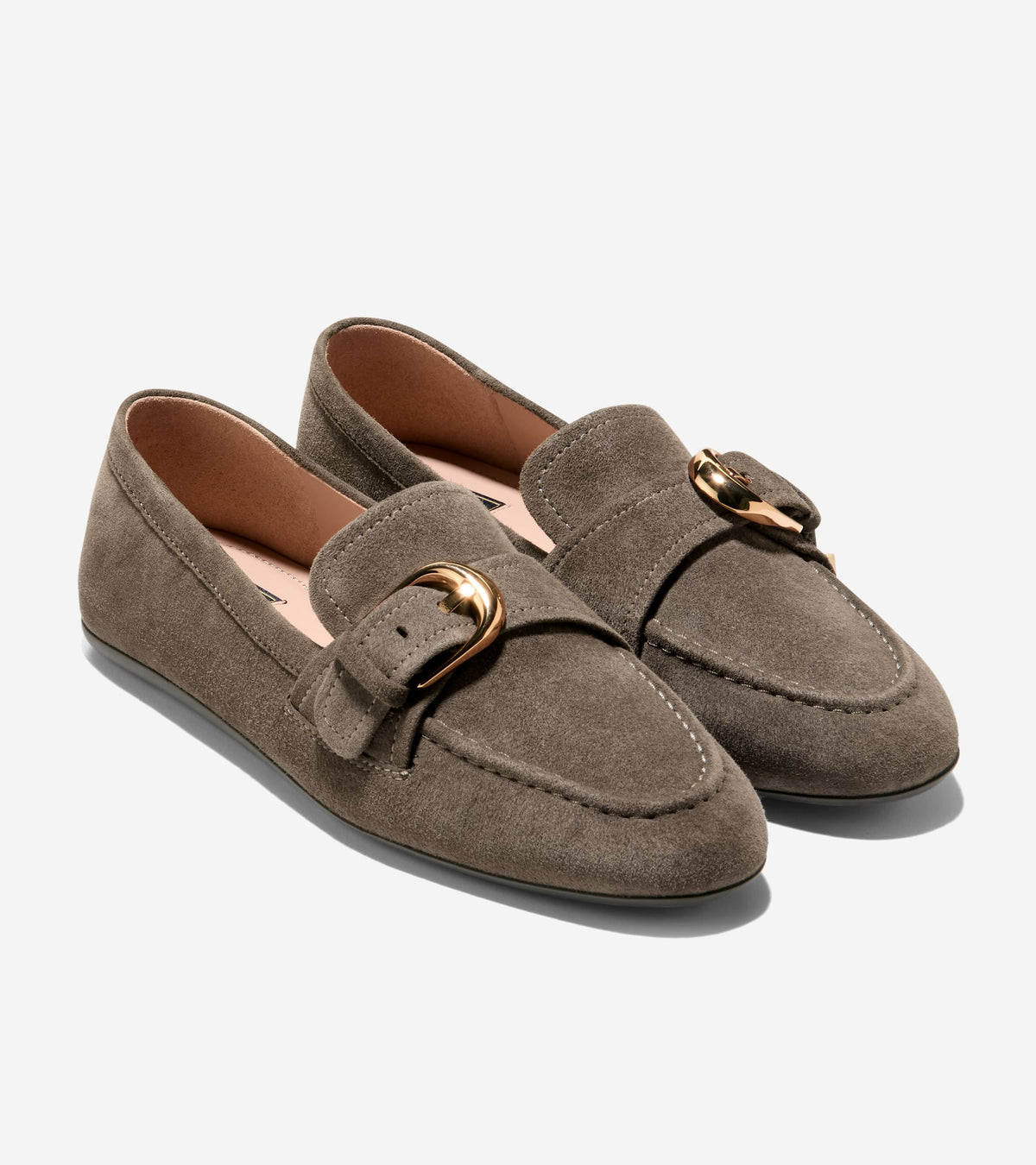Women's Grand Ambition Alette Buckle Loafers in Green | Cole Haan