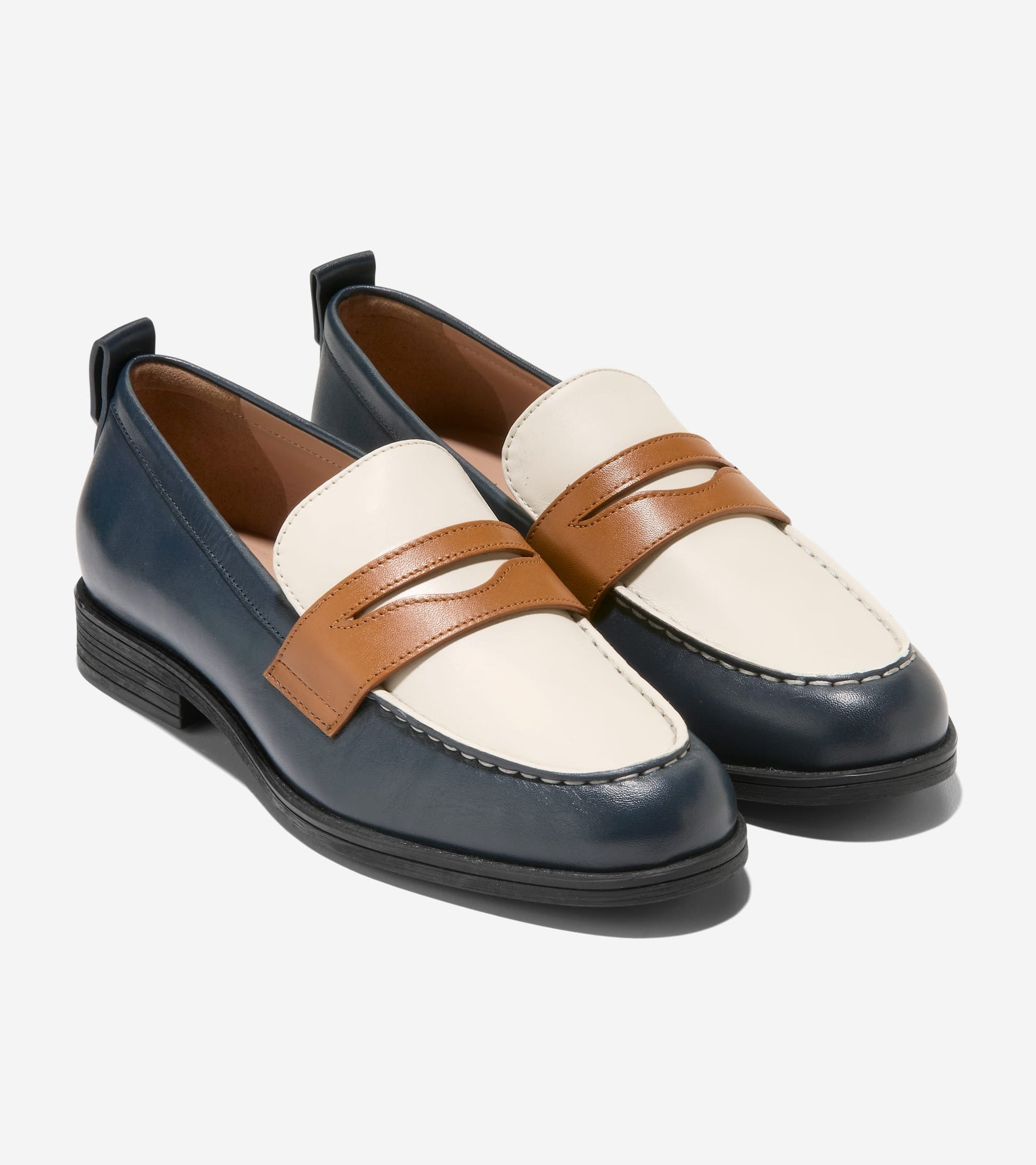 Women's Stassi Penny Loafers in Blue | Cole Haan