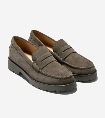 Women's Treena Lug Loafers in Green | Cole Haan