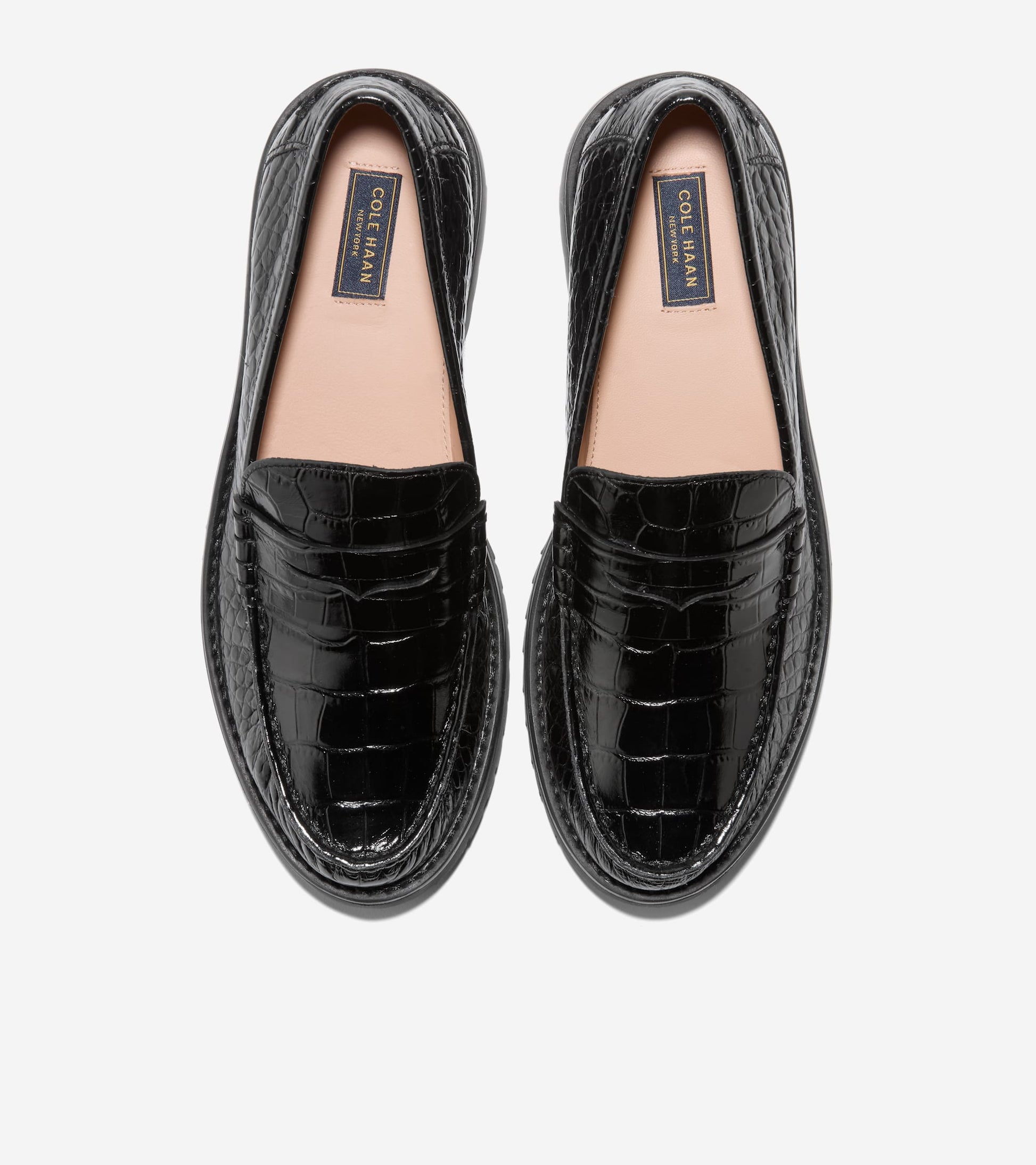 Women's Treena Lug Loafers in Black | Cole Haan