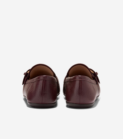 Women's Grand Ambition Alette Buckle Loafers in Red | Cole Haan