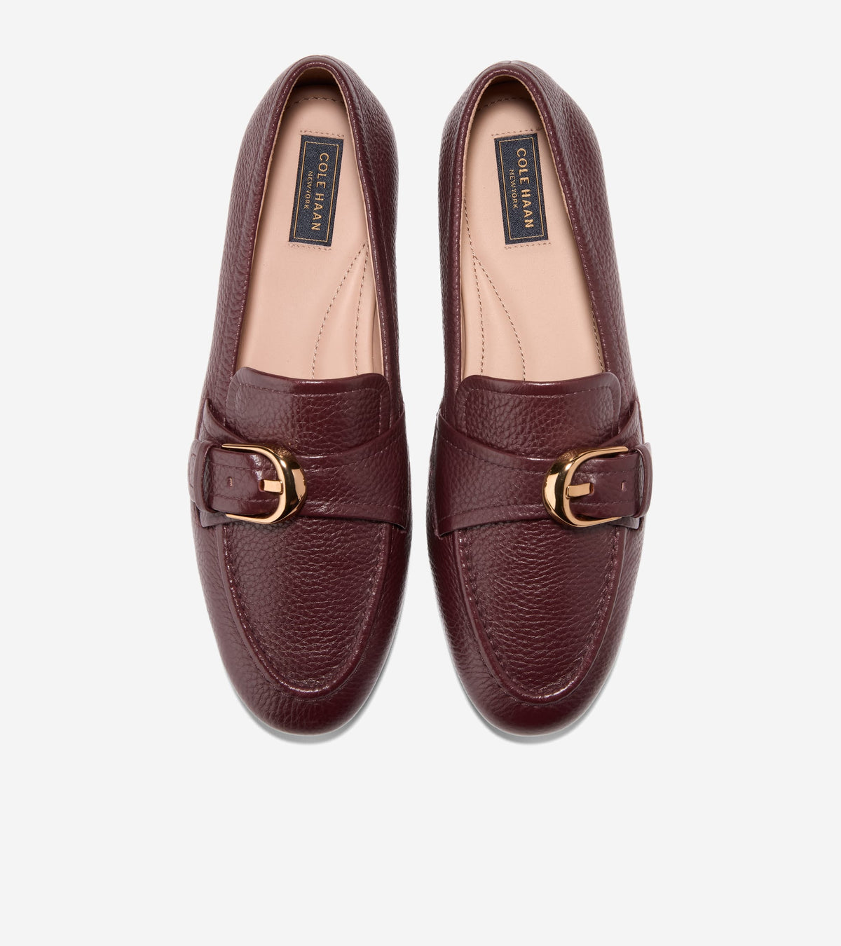 Women's Grand Ambition Alette Buckle Loafers in Red | Cole Haan