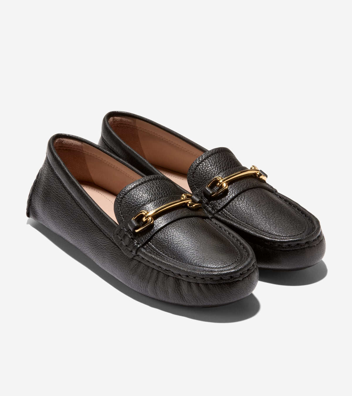 Women's Emeryn Horsebit Driving Shoes in Black | Cole Haan