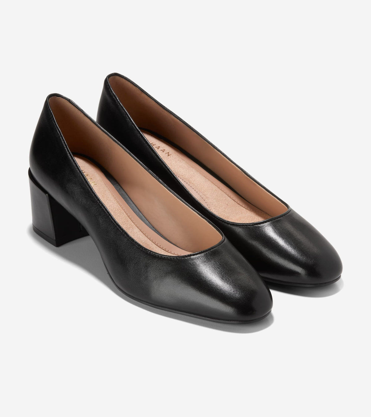 Women's Go-To Shayla Block Heel Pumps in Black | Cole Haan