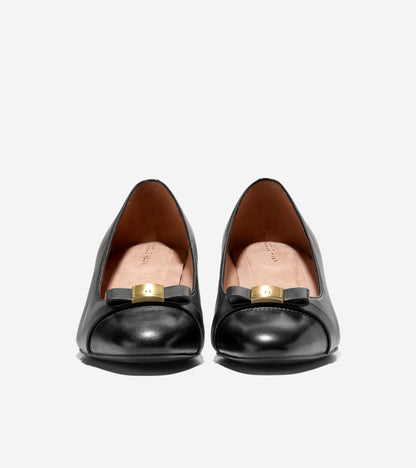 Women's Go-To Malta Bow Wedges in Black | Cole Haan