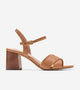 Dark Caramel-Stacked Heel