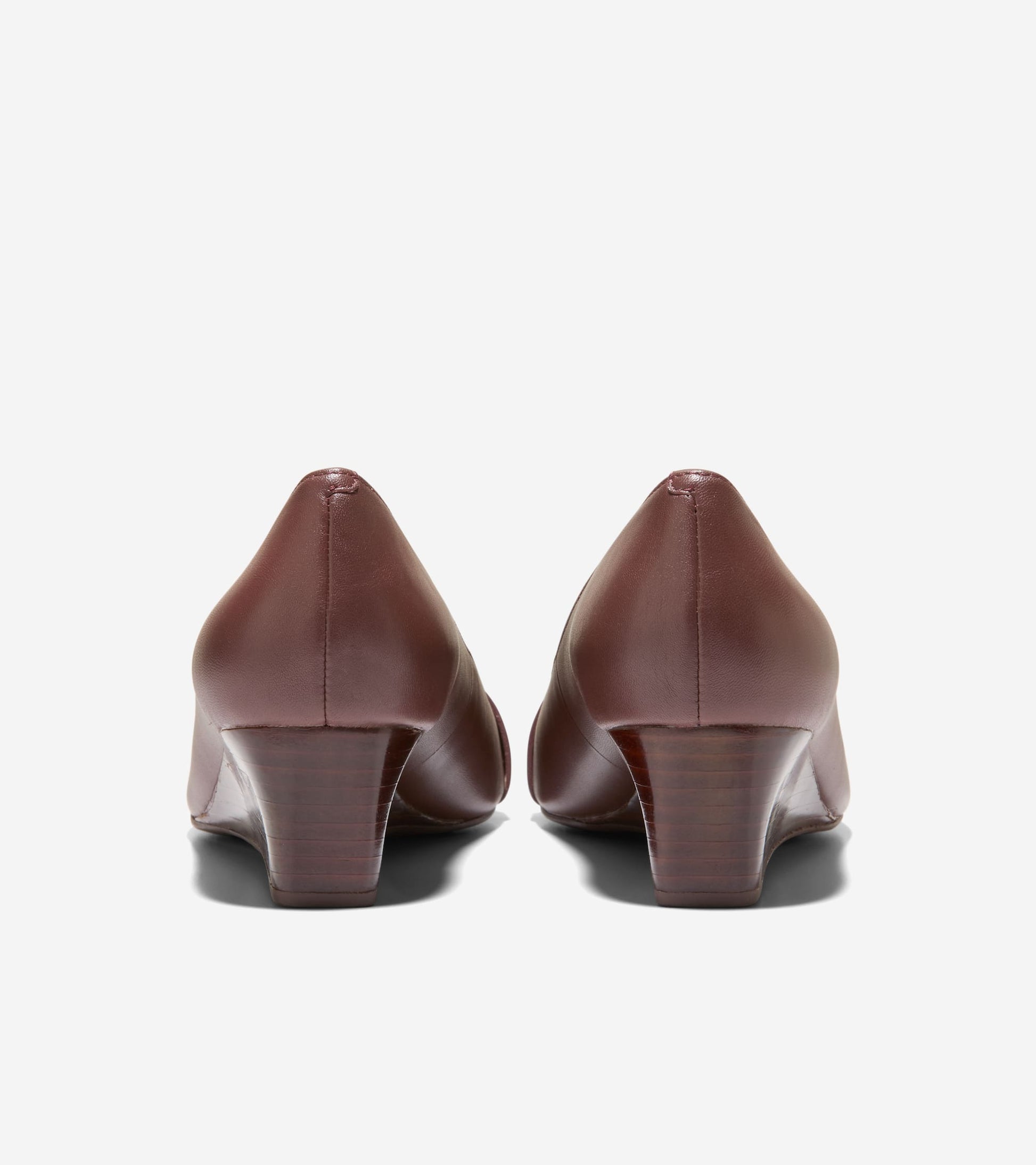 Women's Go-To Malta Peep Toe Bow Wedges in Brown | Cole Haan