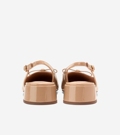 Women's Patsy Bow Slingback Pumps in Beige | Cole Haan