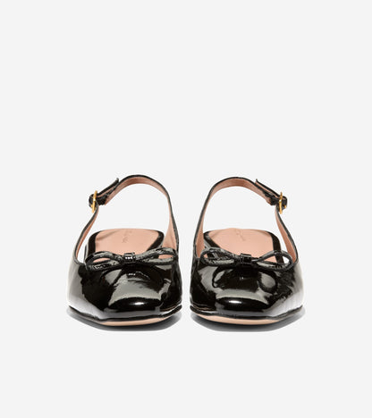 Women's Patsy Bow Slingback Pumps in Black | Cole Haan