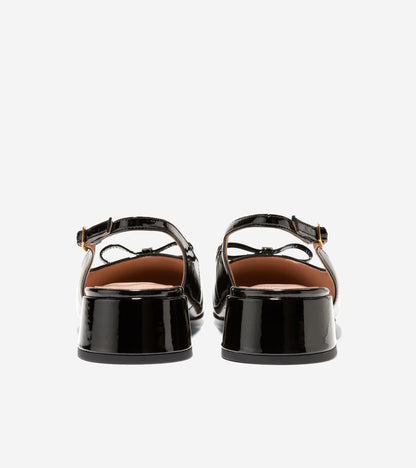 Women's Patsy Bow Slingback Pumps in Black | Cole Haan