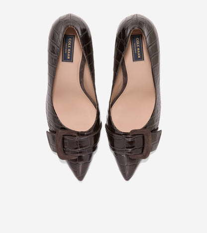 Women's Fidela Buckle Pumps in Brown | Cole Haan
