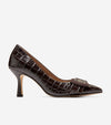 Dark Chocolate Croc Print