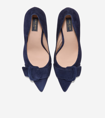 Women's Fidela Buckle Pumps in Blue | Cole Haan