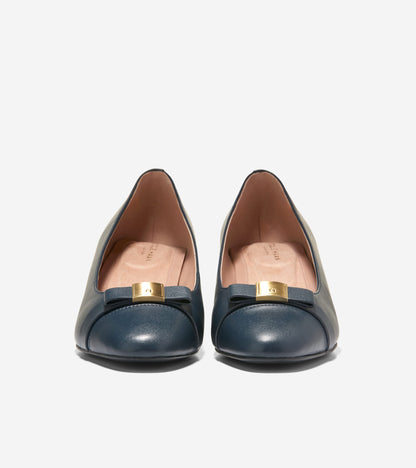 Women's Go-To Malta Bow Wedges in Blue | Cole Haan