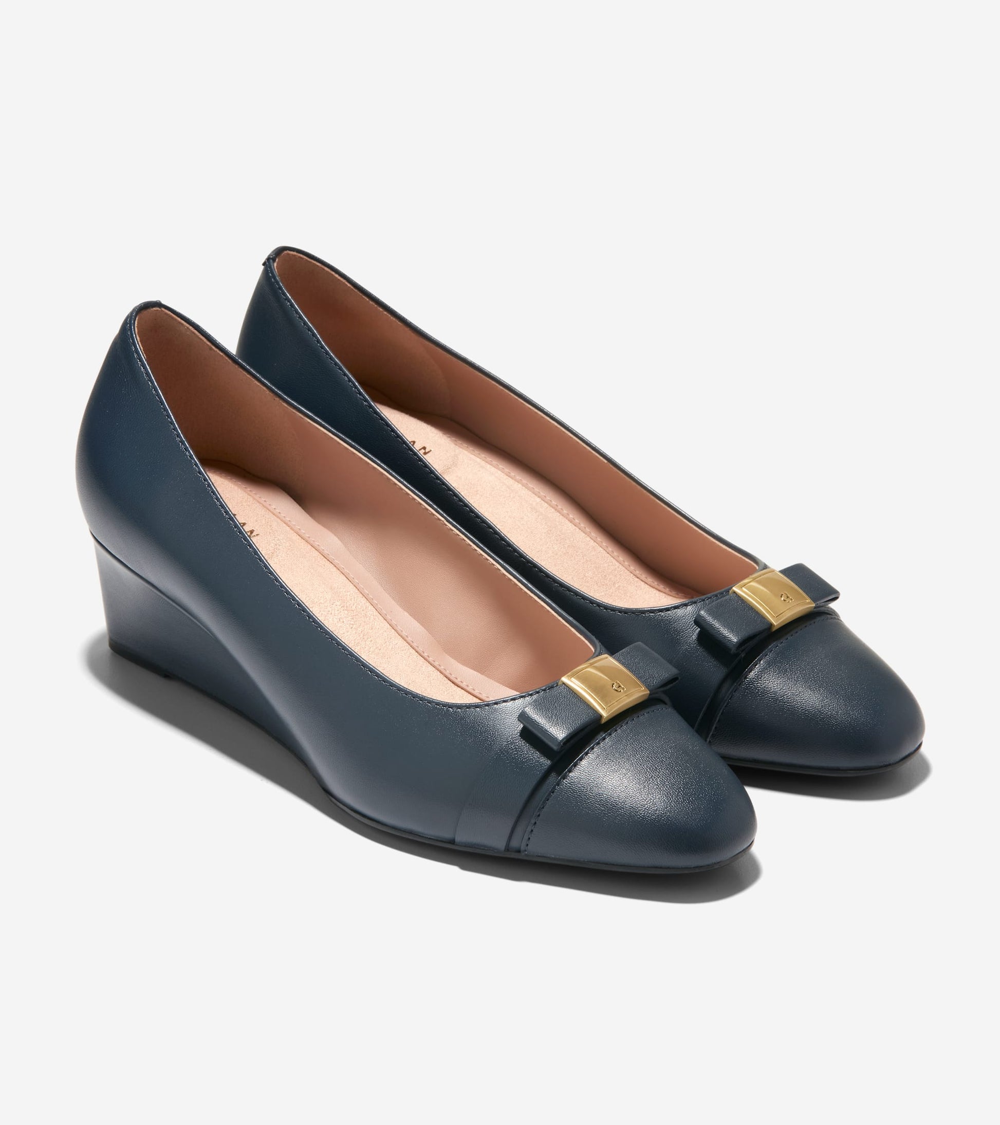 Women's Go-To Malta Bow Wedges in Blue | Cole Haan