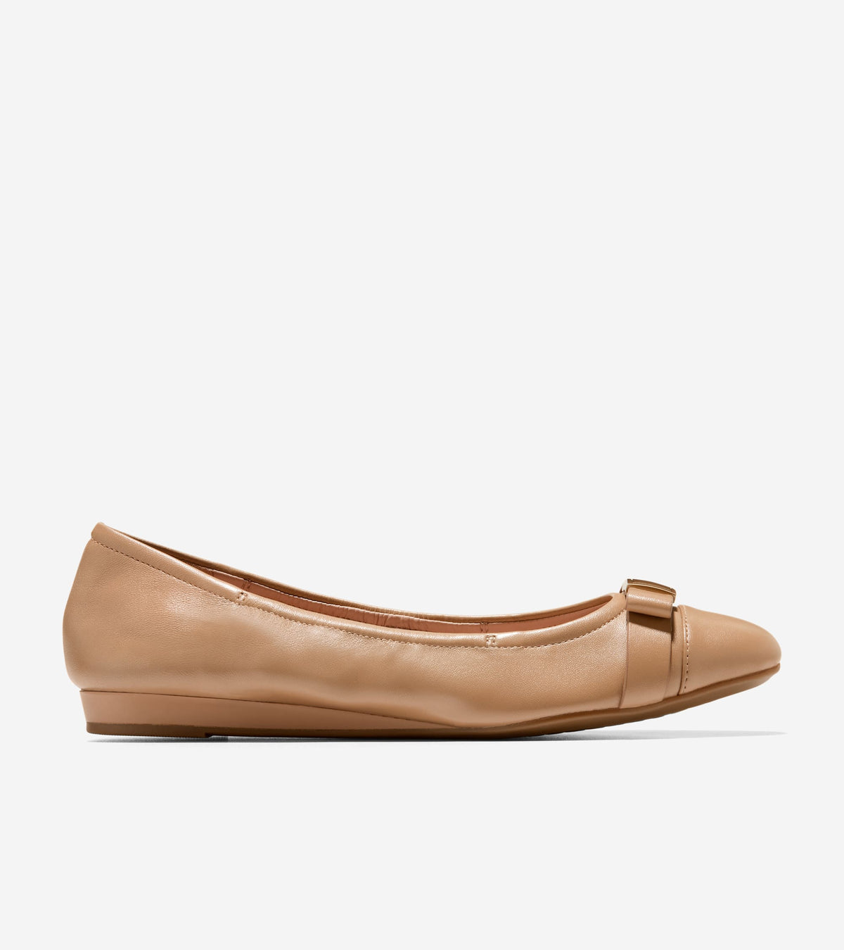 Women's Go-To Tova Bow Ballet Flats in Beige | Cole Haan