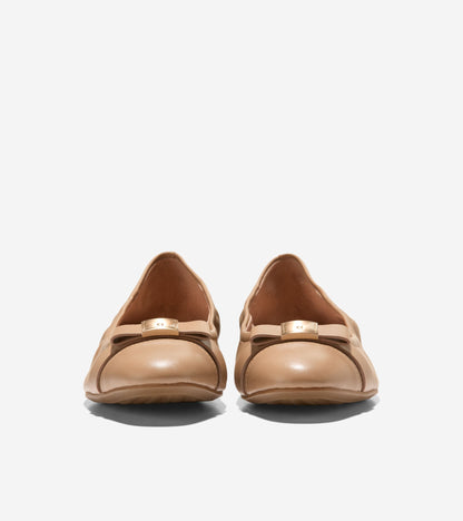 Women's Go-To Tova Bow Ballet Flats in Beige | Cole Haan