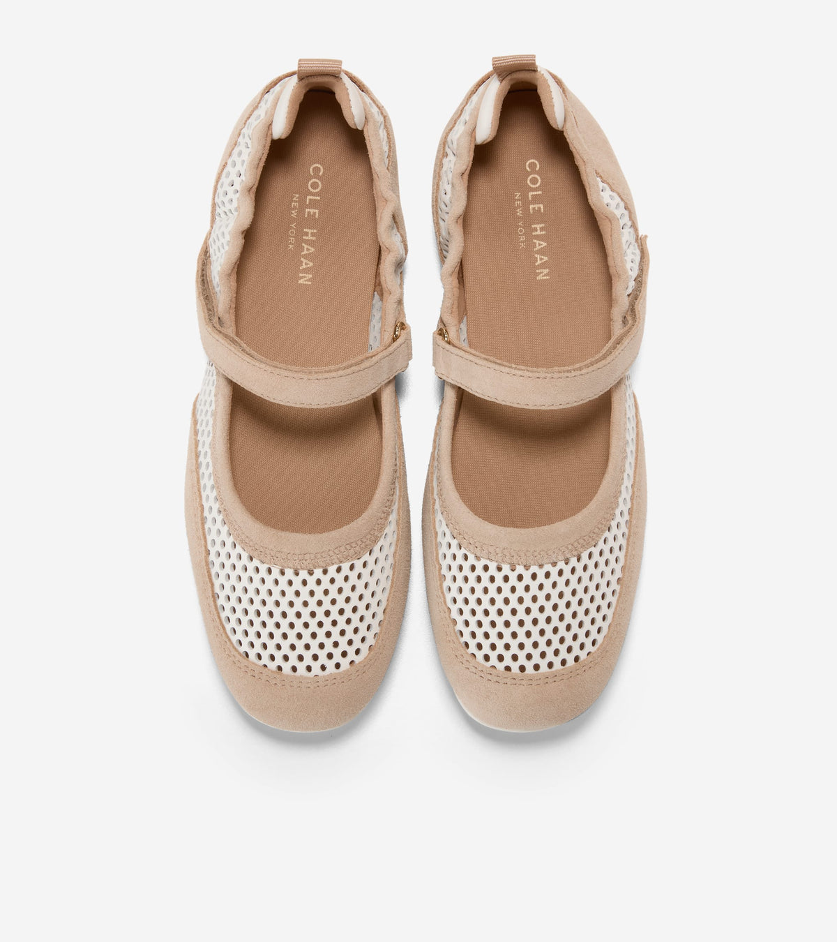 Women's GrandPrø Travina Mary Jane Ballet Flats in Beige | Cole Haan