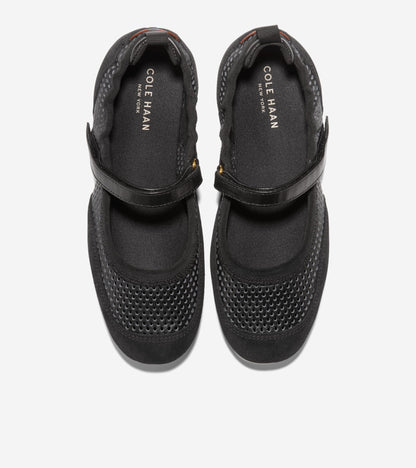 Women's GrandPrø Travina Mary Jane Ballet Flats in Black | Cole Haan