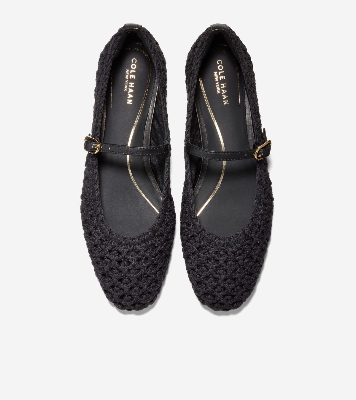 Women's Harlan Mary Jane Ballet Flats in Black | Cole Haan