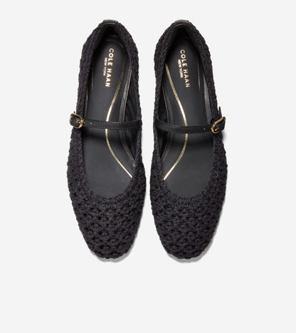 Women's Harlan Mary Jane Ballet Flats in Black | Cole Haan