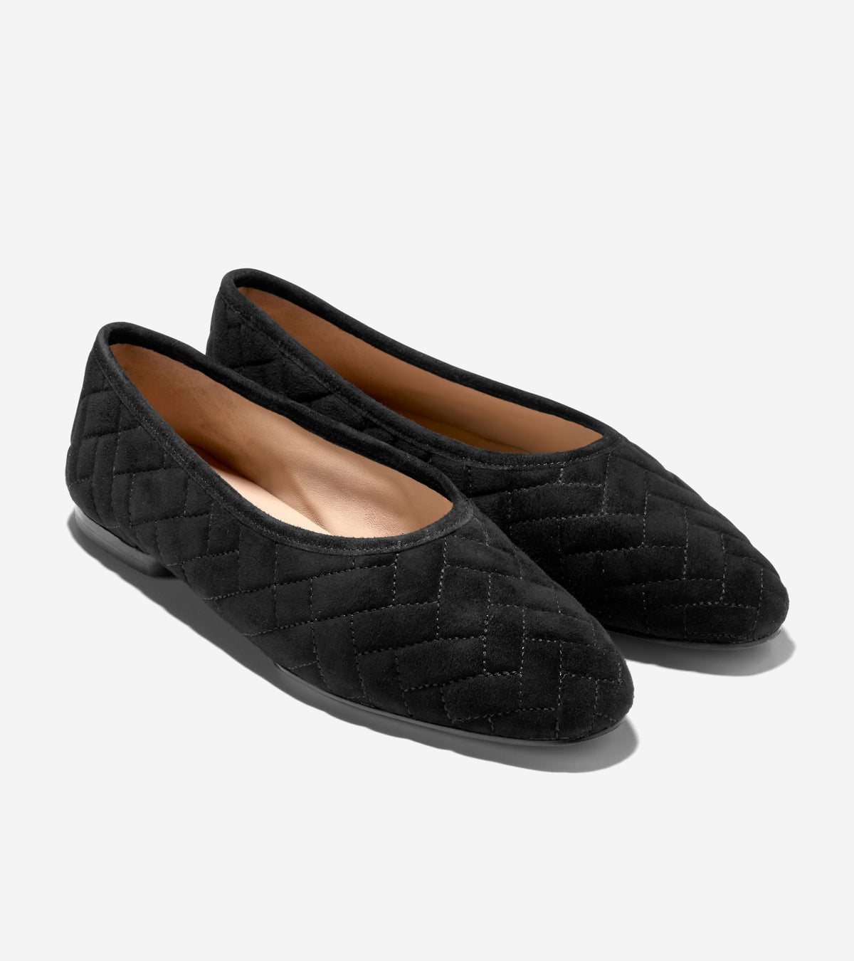 Women's Jasleen Quilted Ballet Flats in Black | Cole Haan