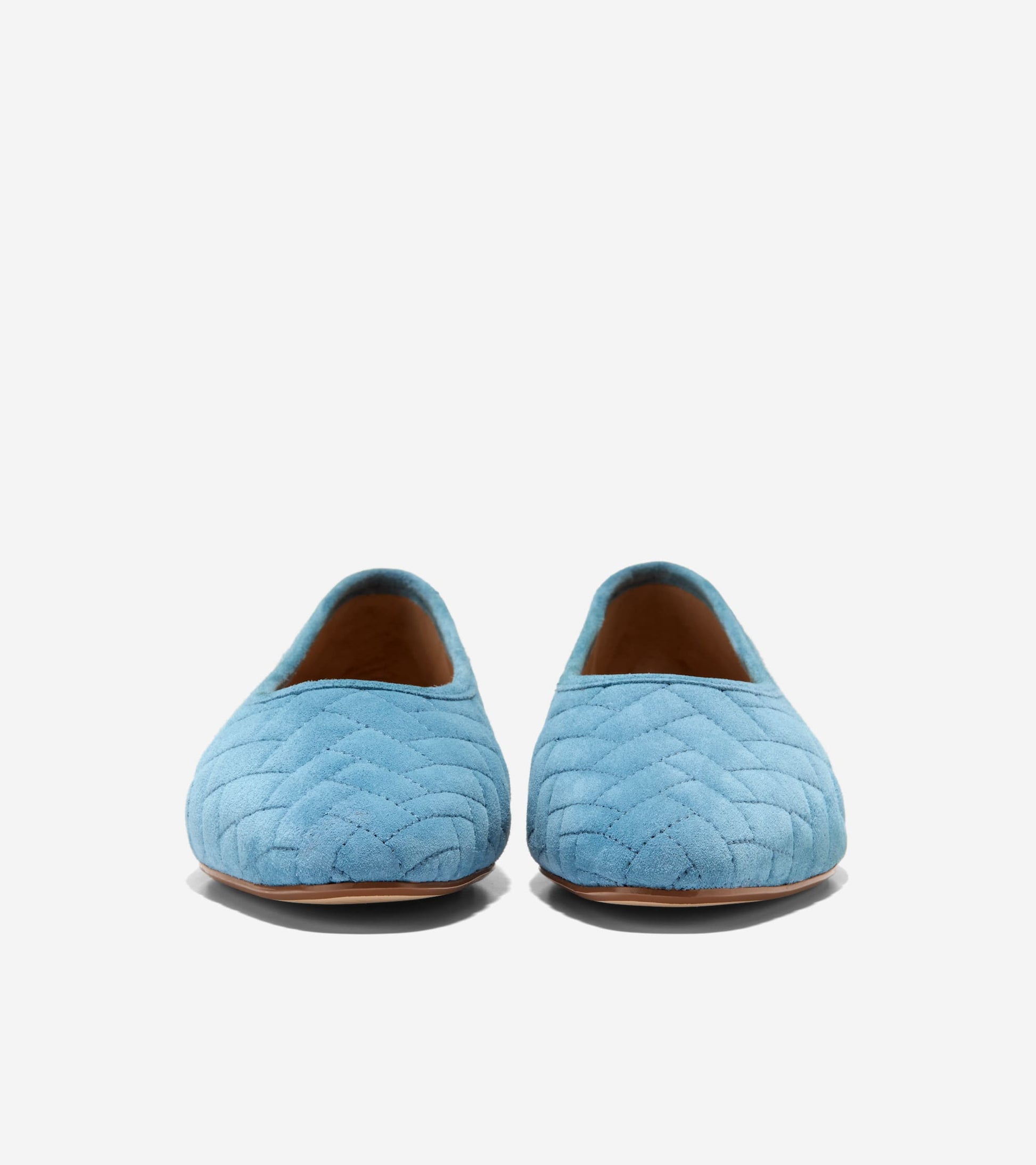 Women's Jasleen Quilted Ballet Flats in Blue | Cole Haan
