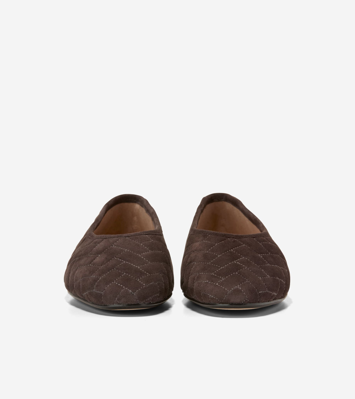 Women's Jasleen Quilted Ballet Flats in Brown | Cole Haan