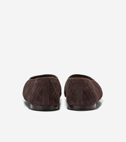 Women's Jasleen Quilted Ballet Flats in Brown | Cole Haan
