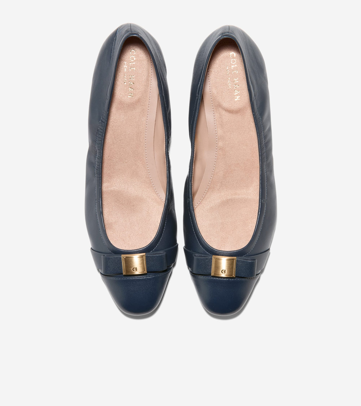 Women's Go-To Tova Bow Ballet Flats in Blue | Cole Haan
