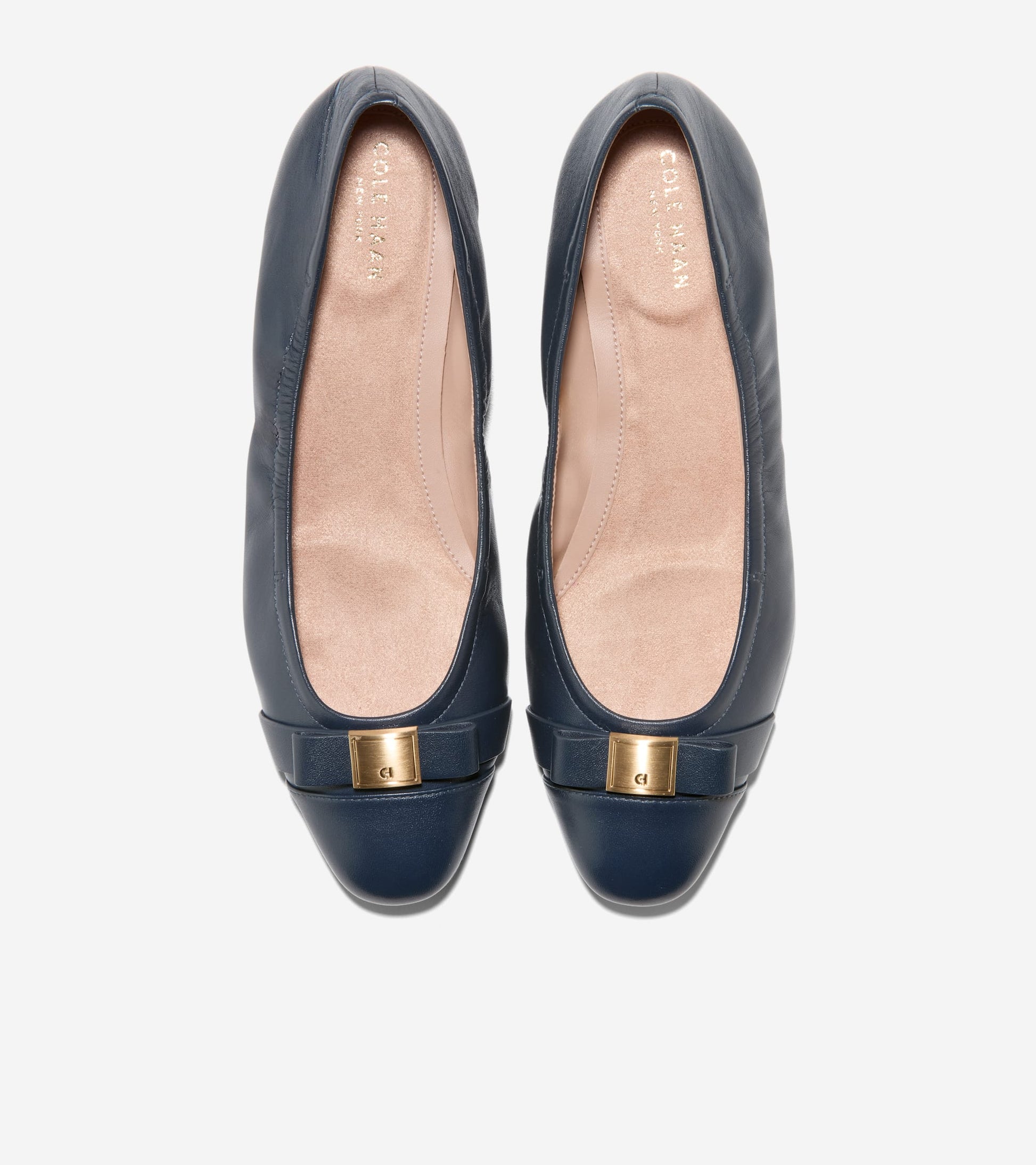 Women's Go-To Tova Bow Ballet Flats in Blue | Cole Haan